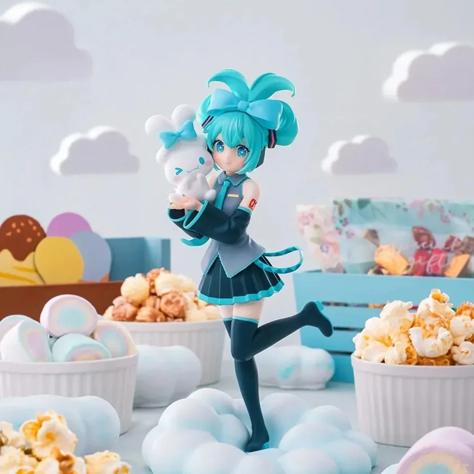 21 cm Hatsune Miku X Cinnamon Dog, handgefertigtes Animations-Peripherie-Sammelmodell, Dekorationsartikel, Geschenk, sofort lieferbar. – Detail 6