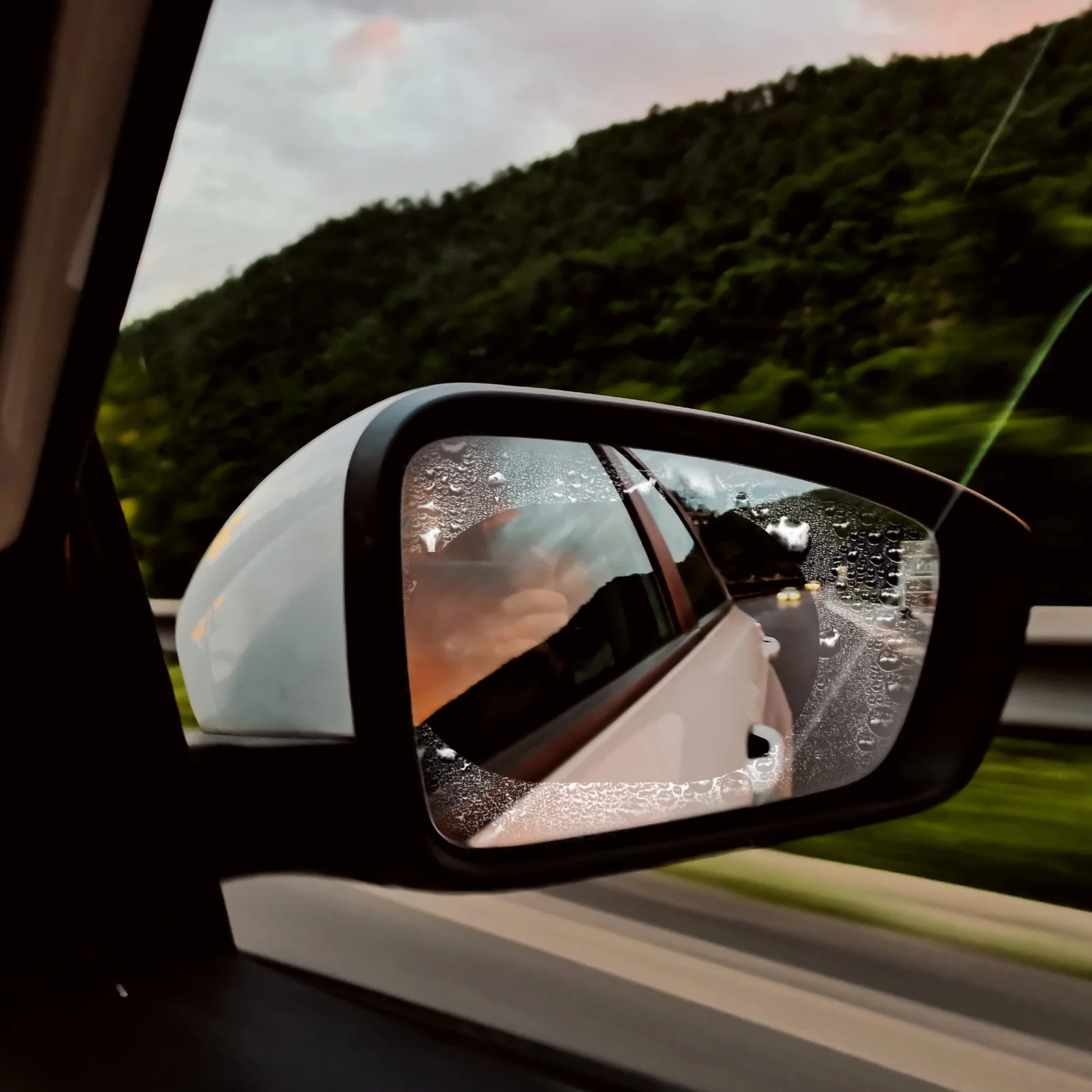 

2Pcs Car Rearview Mirror Rainproof Film Waterproof Anti-Fog Protective Coating Rain Repellent for Cars Trucks 5.7inchx3.93inch