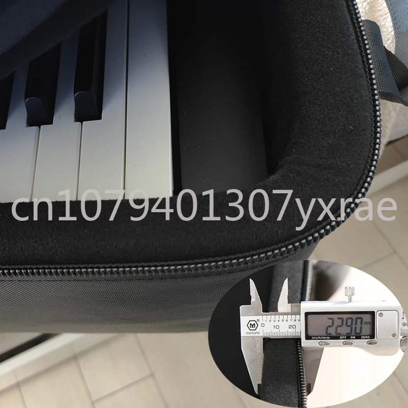 Imagem -03 - Bolsa de Piano Jazzant-eletrônico para Teclado Equipamento Sintetizador de Piano Elétrico Mochila Personalizada Anti-colisão Espessada 73 76 88