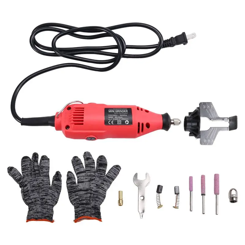 AB02 180W 5 Gears Electric Power Grinder Machine Electric Saw Grind Chainsaw Sharpening