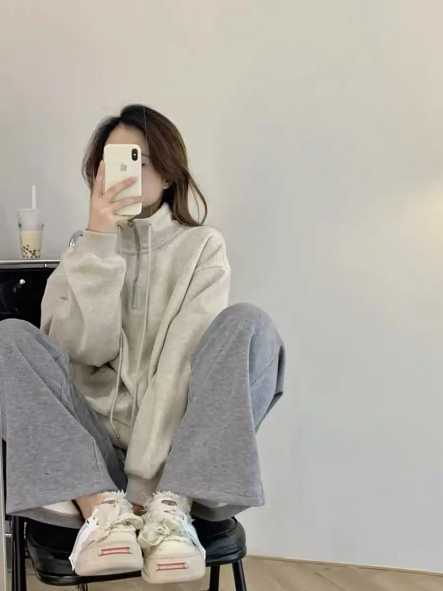 بلوزات نسائية ملابس الصيف جولة الرقبة نمط Harajuku المرأة الشرير الصخرة زوجين منقوشة مطبوعة أنيق أسود رمادي