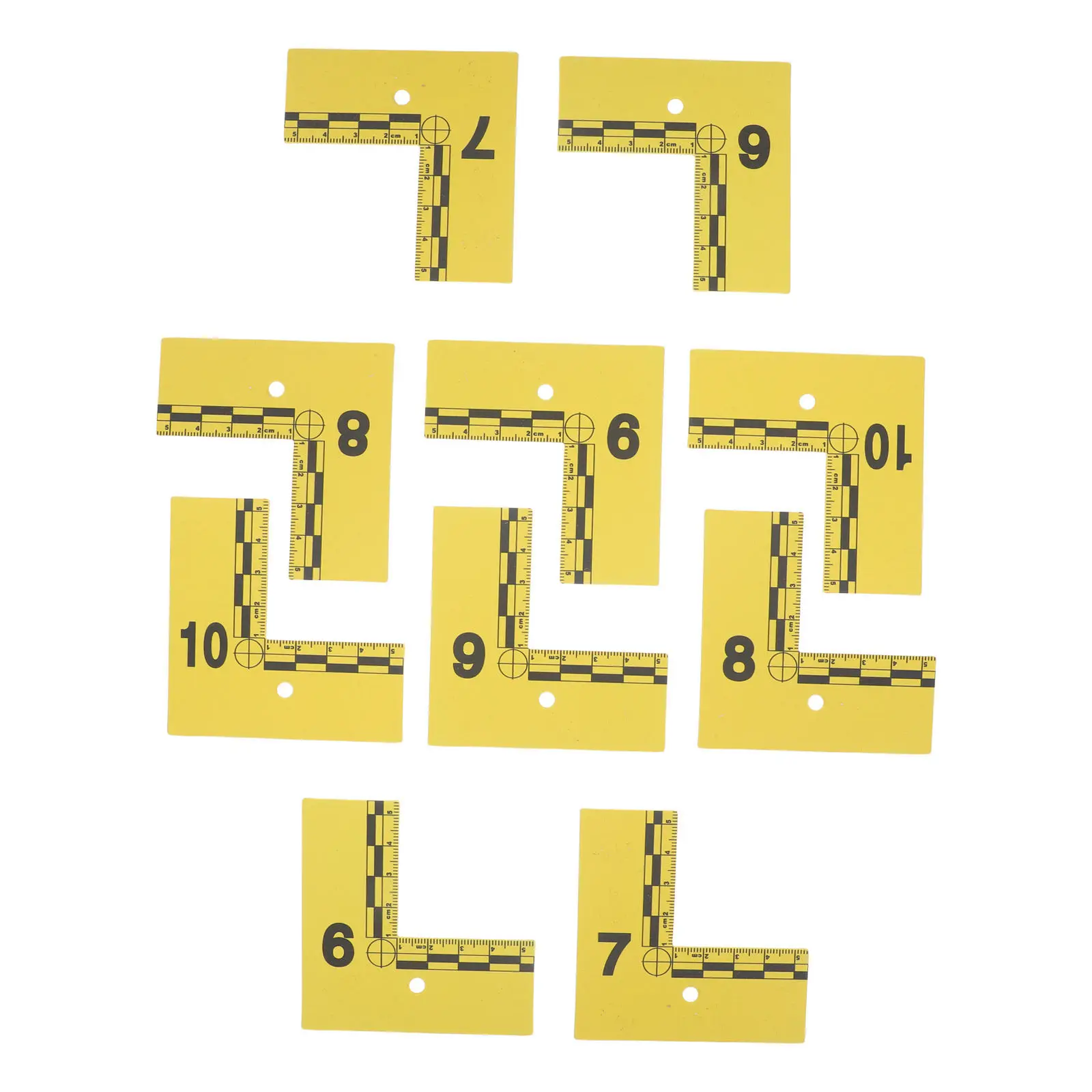 10-marqueurs-de-preuves-impermeables-cartes-d'identification-numerotees-regle-de-mesure-pour-preuves-policieres-analyse-de-scene-de-crime