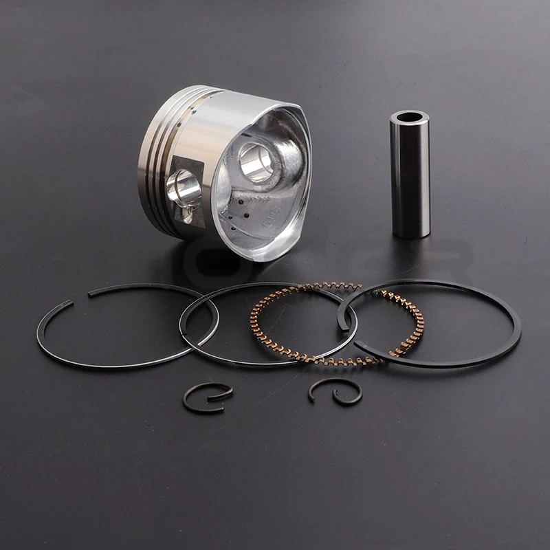 52.4mm Piston Ring 13mm Pin Set Kit for 110cc 125cc Motorcycle Dirt Bike ATV Quad Bike Air Cooled Horizontal Engine Accessories