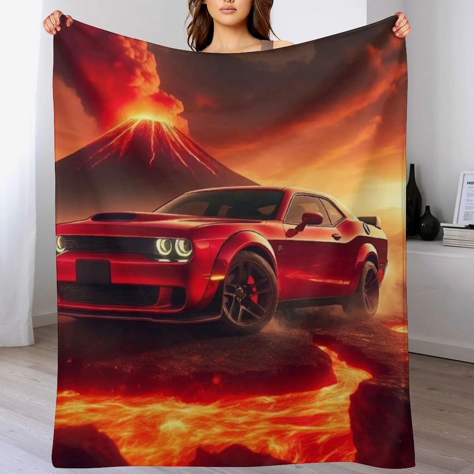 

The Real Demon Throw Blanket Luxury Throw For Sofa Thin Cute Flannels Blankets