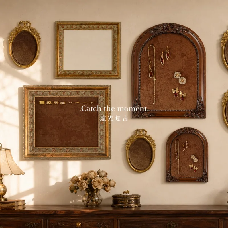 Retro display stand jewelry display jewelry store shooting stall props cloakroom storage tray in the ancient style