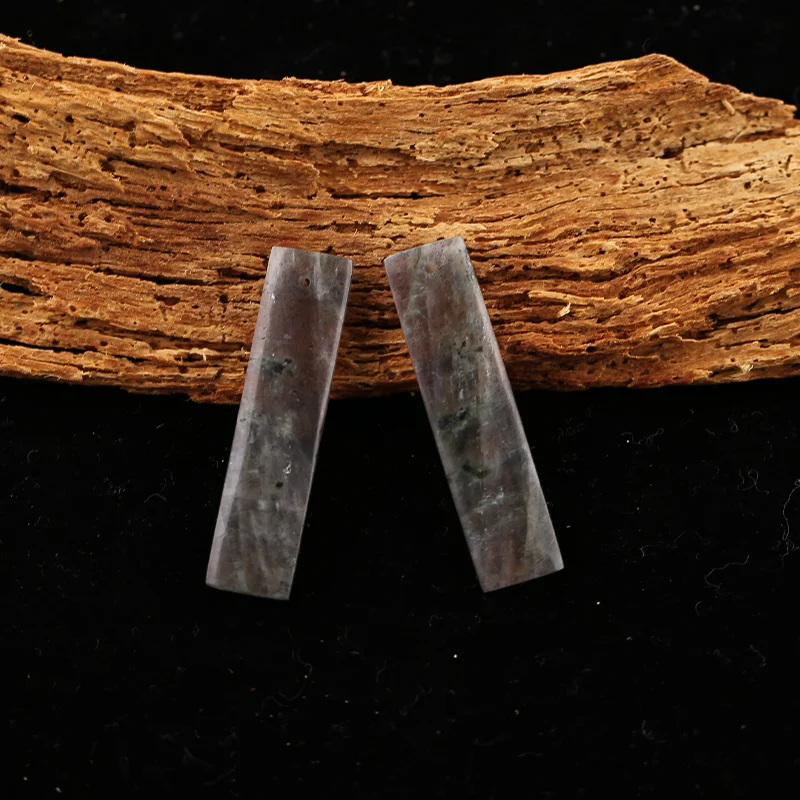 B&F Labradorite Earring Beads for Jewelry Making, Handmade Natural stones beads, Stones for jewelry Making Supplies