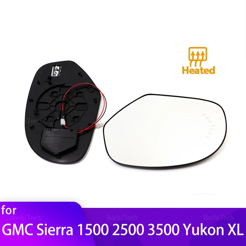 

Left Right Door Side Heated Wing Mirror Glass Rearview Rearview Plate for GMC Yukon XL Sierra 1500 2500 3500 Accessories