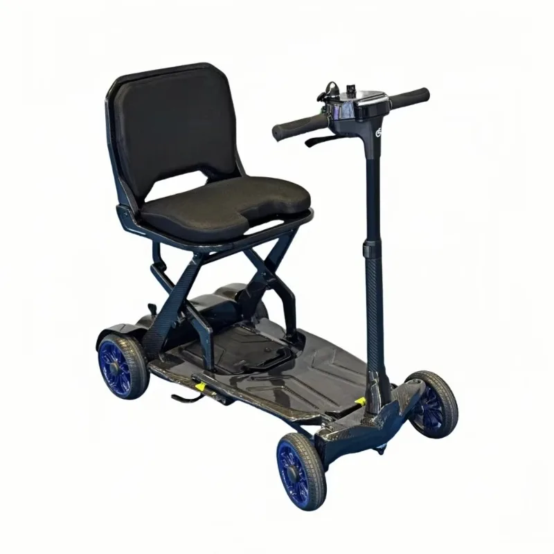 

14.5kg Ultra Lightweight All Carbon Fiber Electric Mobility Scooter Folding Travel Handicapped Scooter for Disabled