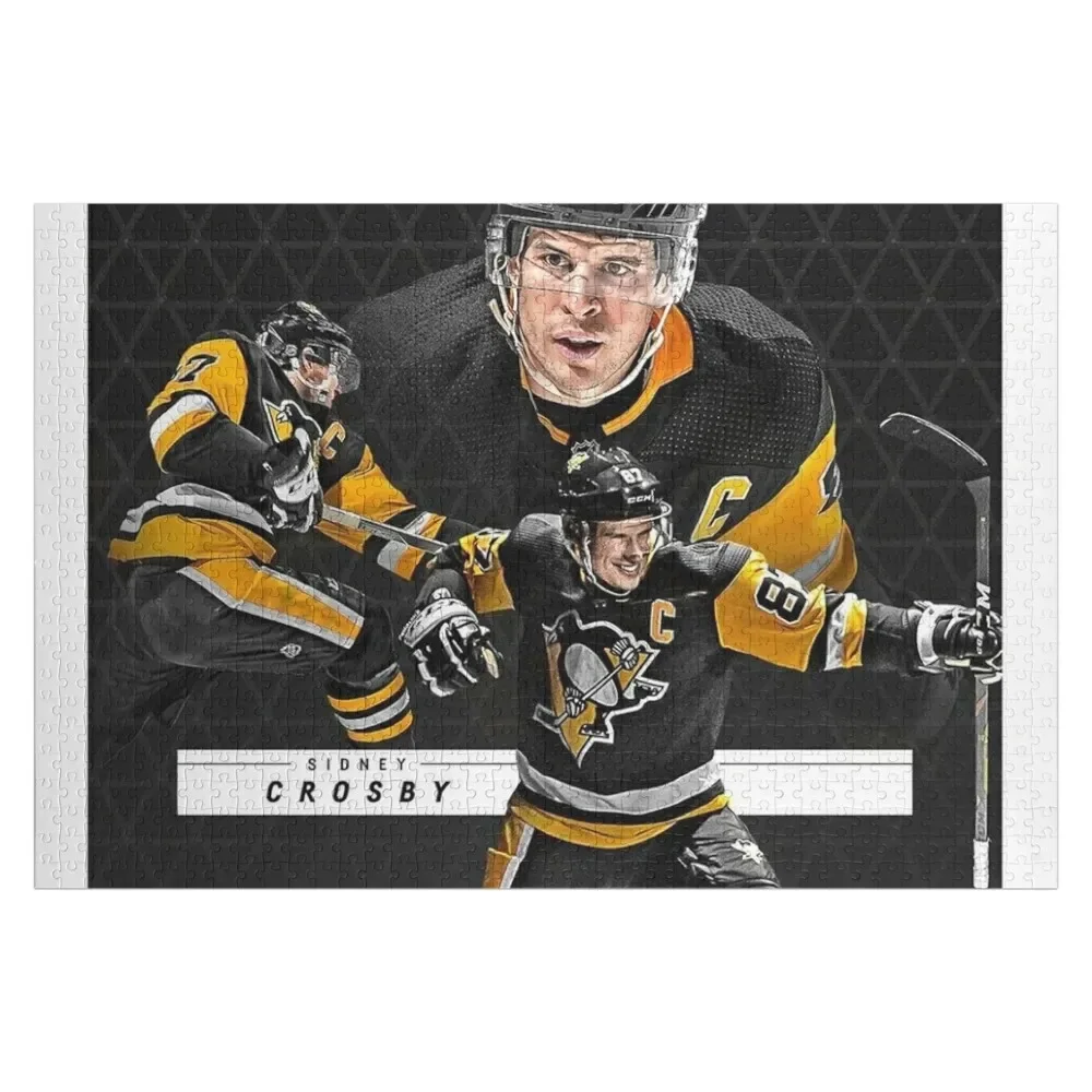 Sidney Crosby Jigsaw Puzzle Diorama Accessories Custom Wooden Name Custom With Photo Baby Toy Puzzle