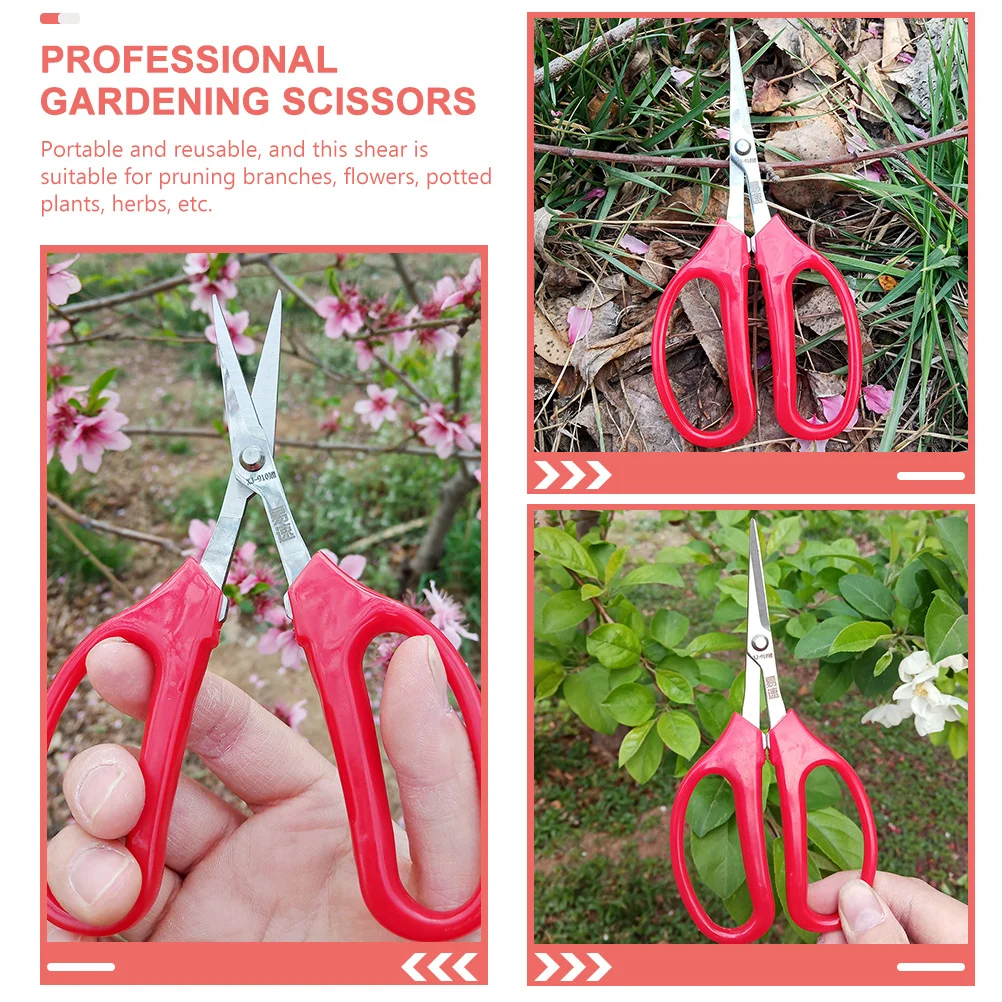 

Vegetable Fruit Scissors Professional Garden Pruning Shears For Branches Flowers Herbs Trimming Horticulture Tool