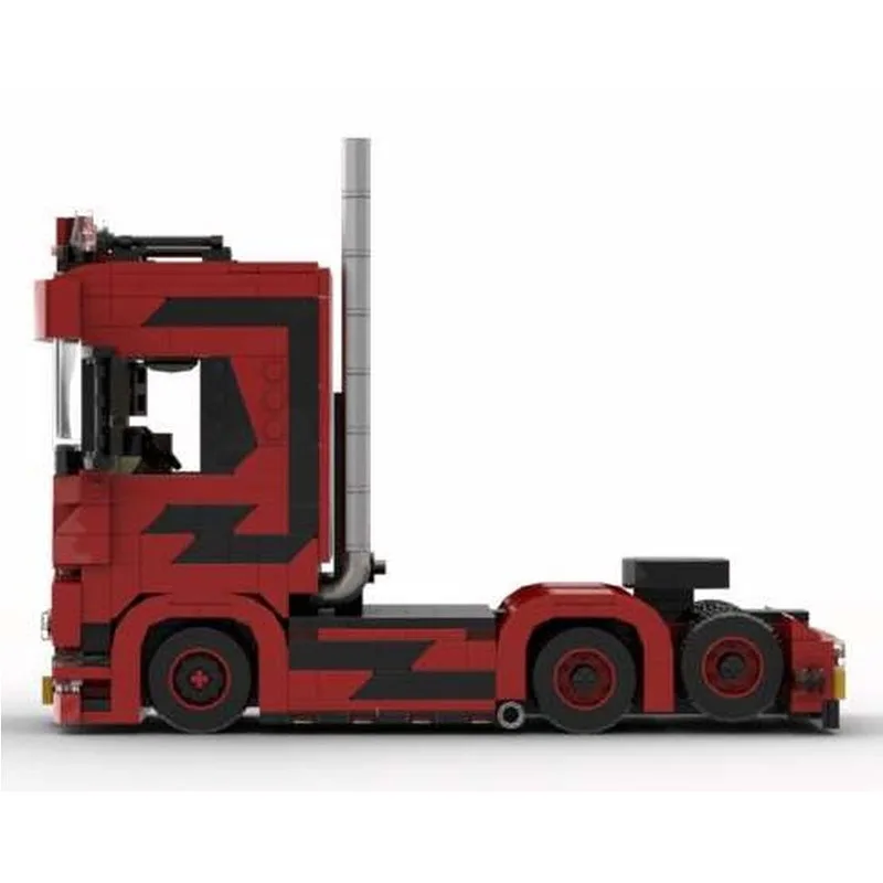 

MOC-248283 New City Cargo Freight Semi-Trailer Truck Building Block Model 855 Parts Boys Children's Birthday Christmas Toy Gift