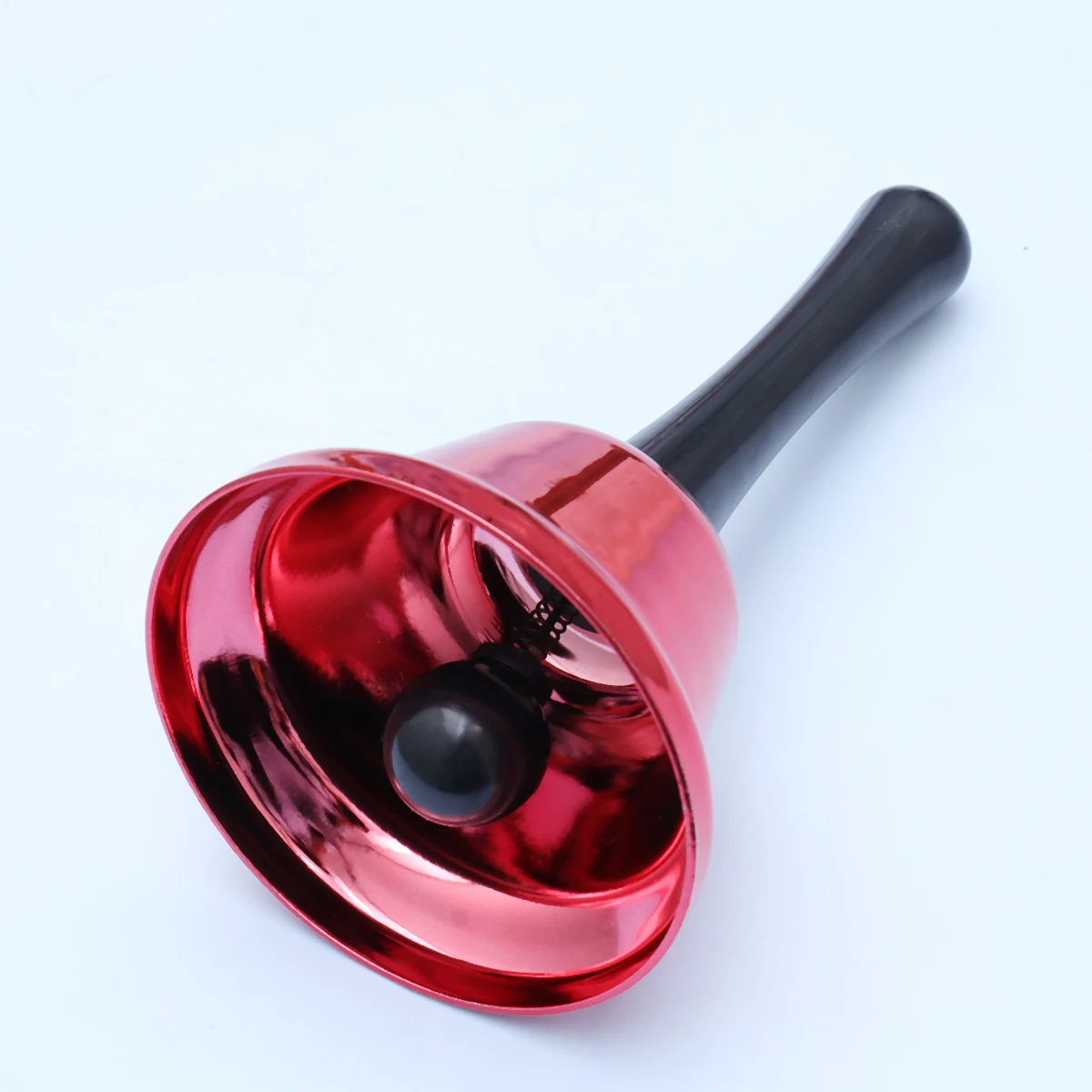 

Hand Ring Bell Attention-catching Musical Instrument Toy Percussion Christmas Party Handbell Metal Sturdy
