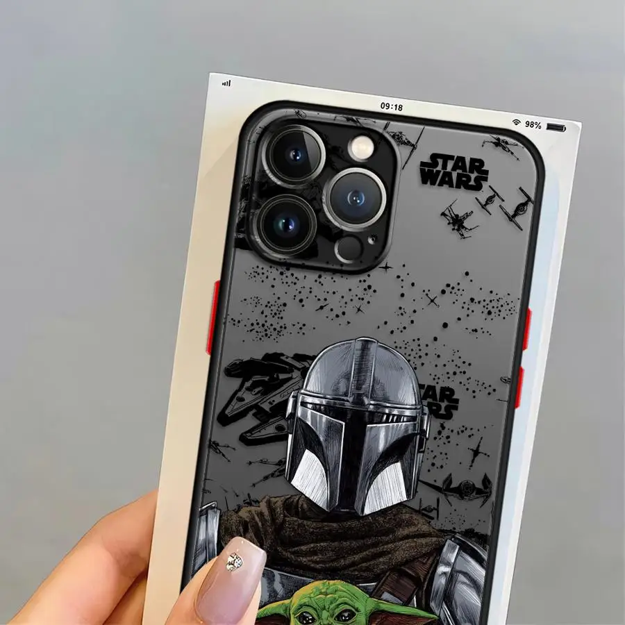 Мягкий чехол для Apple iPhone XS 14 15 16 Plus XR 7 8 SE 16e 11 12 13 Pro Max 12 Mini S-Stars Wars Cool Hero