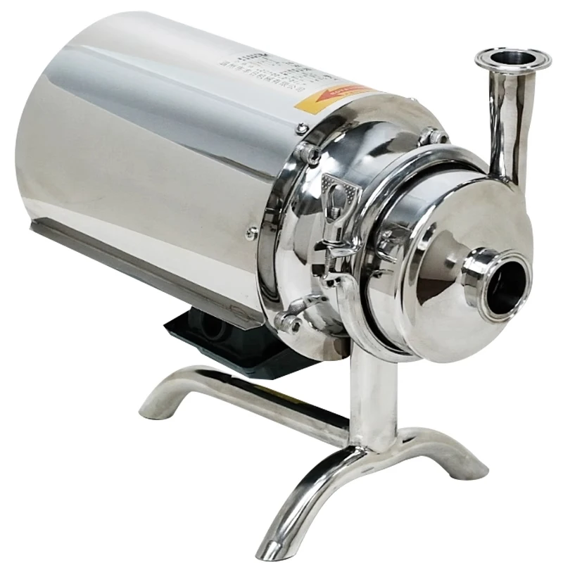 110V/220V 304 Stainless Steel Sanitary Centrifugal Pump Food Grade 3T/h Milk Beverage Liquid Transfer Pump for Food Processing