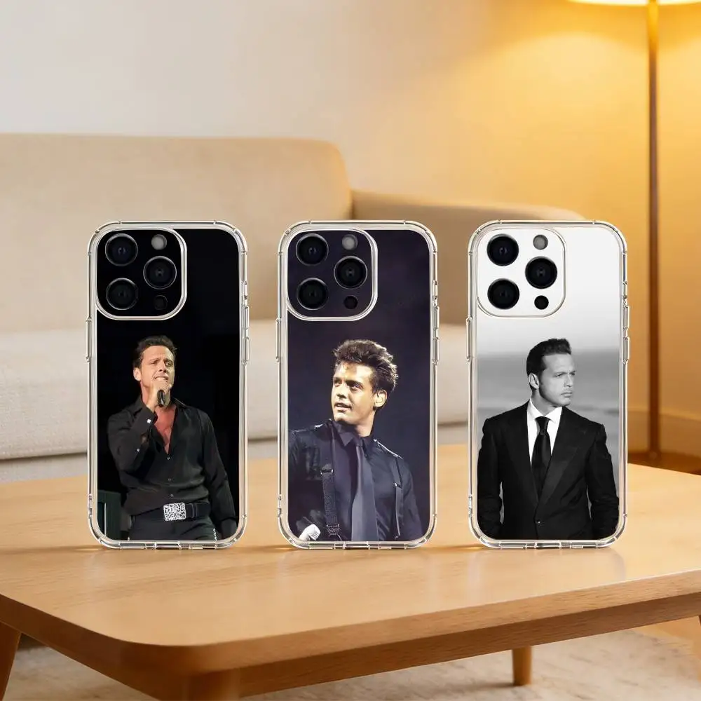 

L-Luis M-Miguel Mexico Singer Phone Case For iPhone 17 16 15 14 13 12 11 Mini Pro Max Plus Transparent Cover