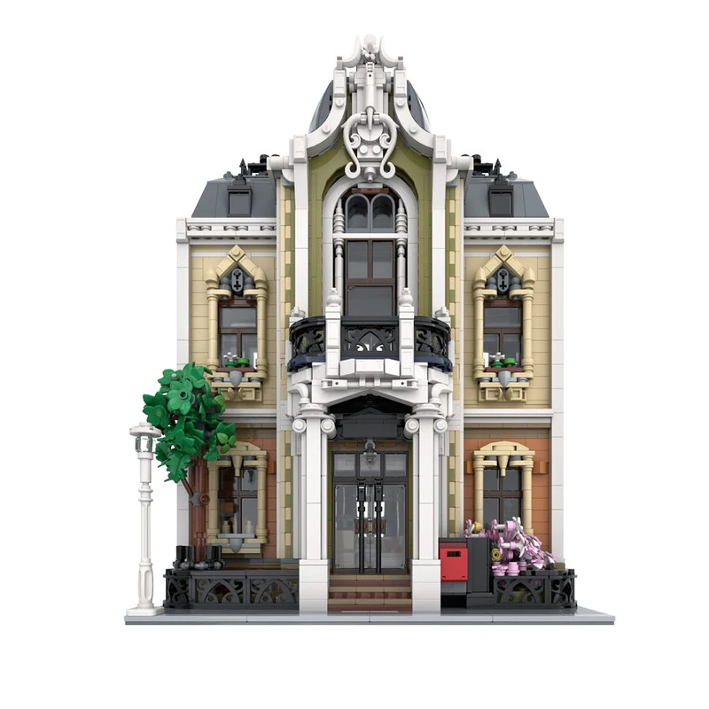 3748 PCS House Street Gideon's House MOC Customize Modular Building Block Model Educational Simple Brick DIY Toy Birthday Gift