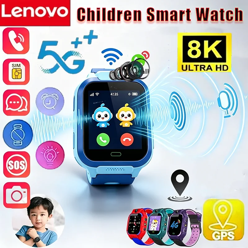 Smartwatch Watches For 12 Year Old Boy - Lenovo 8KHD NOWY Wodoodporny Smartwatch dla