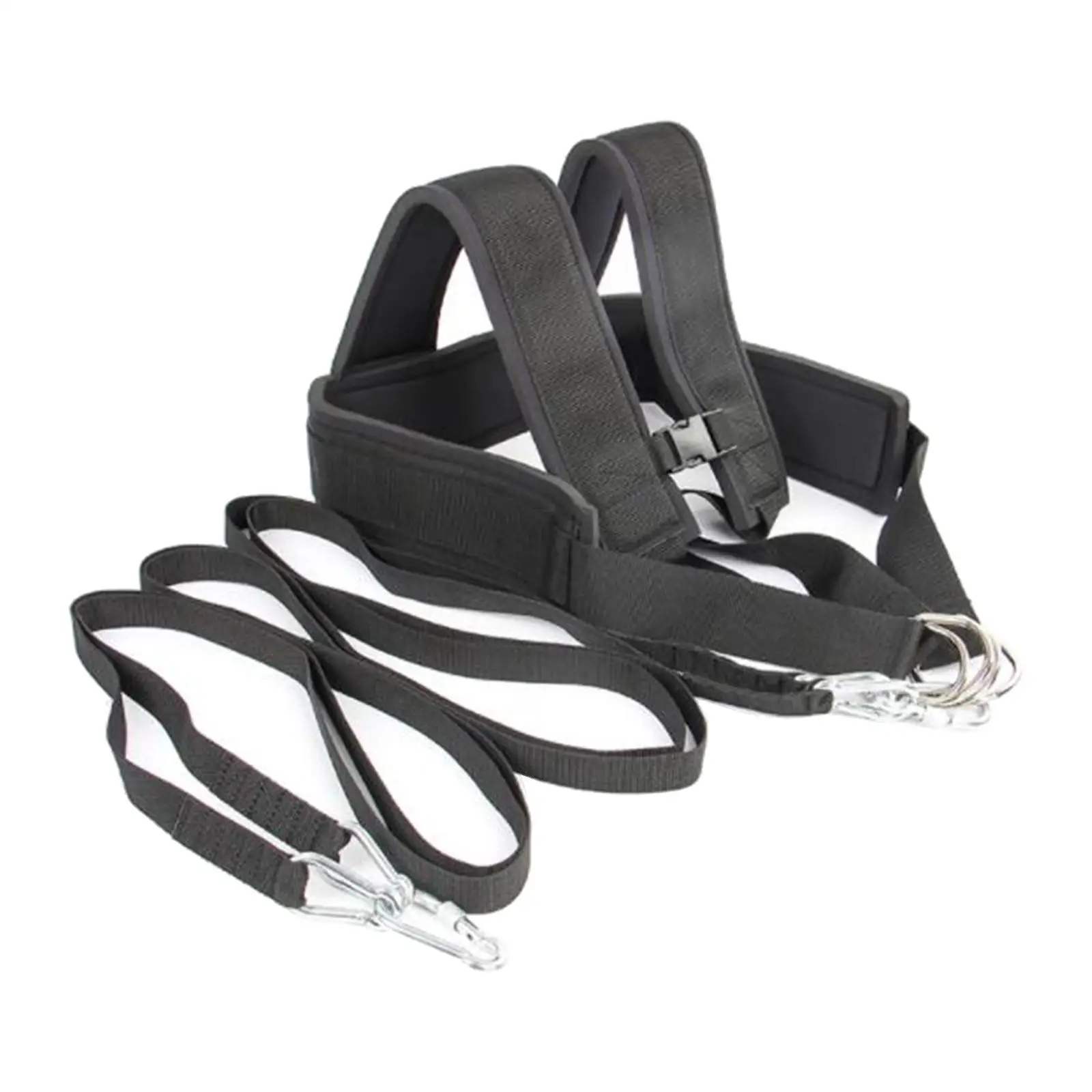 Weight Sled Harness Pullover Vest Resistance Belt Elastic Rope Training Accessories for Outdoor Sports Fitness