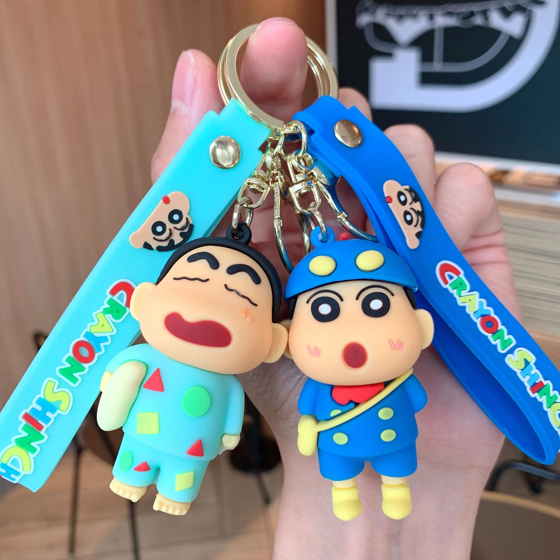 

Брелок с карандашом Шин-тян, мультяшные аксессуары, милая сумка, очаровательная кукла, фигурка, очаровательная сумка, аксессуар, орнамент, подарок, вариант