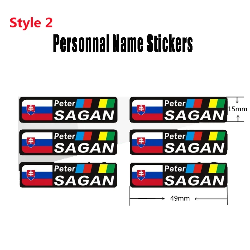 Custom Personal Flag Name Blood Type Decals Vinyl Sunscreen Antifade MTB Road Bicycle Bike Cycling Frame Stickers