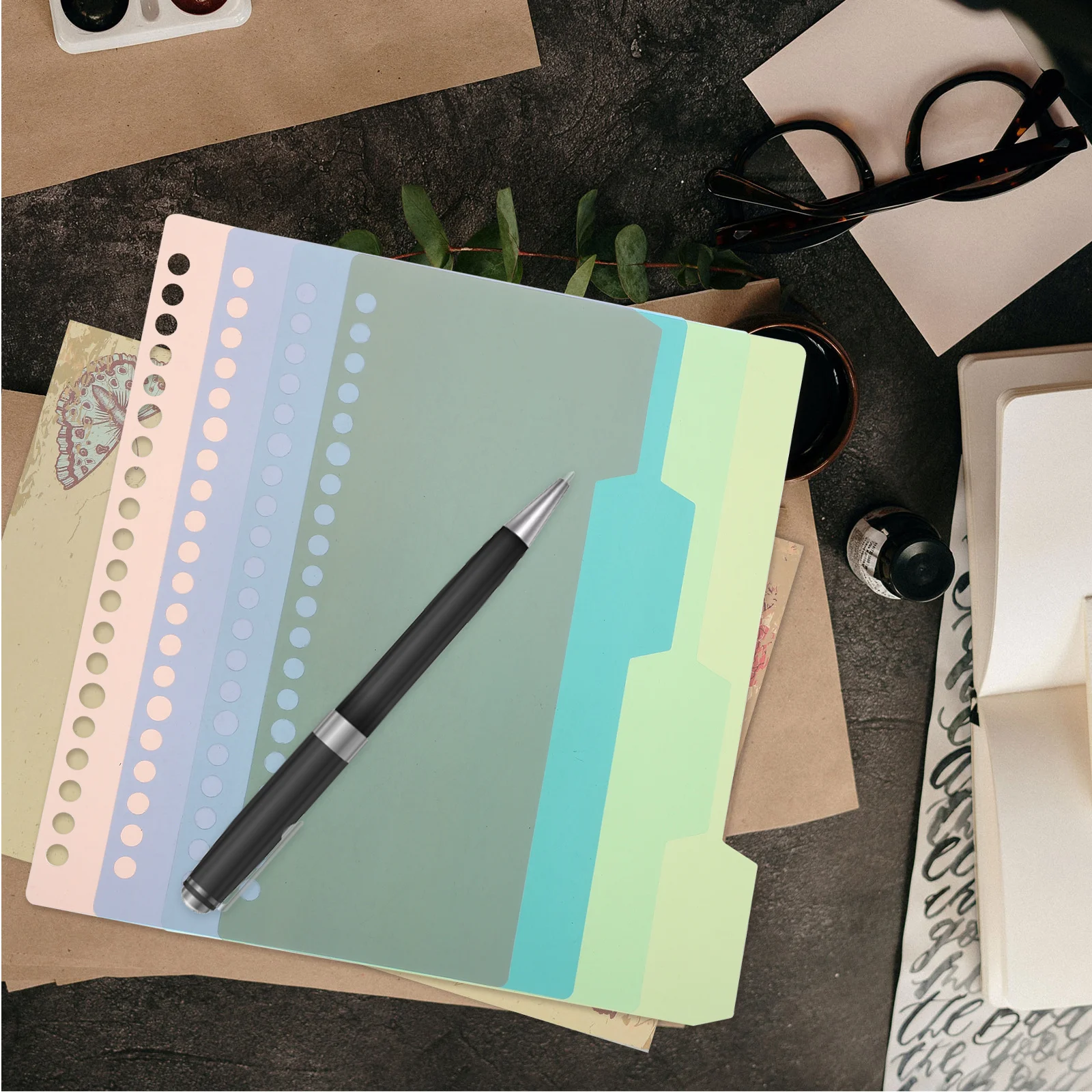 

32Pcs Colored Binder Dividers Perfectly Works with Favorite Journals Notebooks for Organization Index Dividers Index Tabs