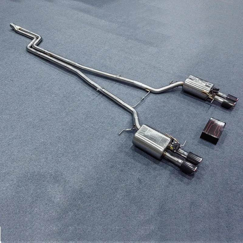 

Лидер продаж на заводе, полированный глушитель SS304 Valvetronic Catback для F10 535i N55 3,0 T, клапан с дистанционным управлением, насадки на выхлопную систему