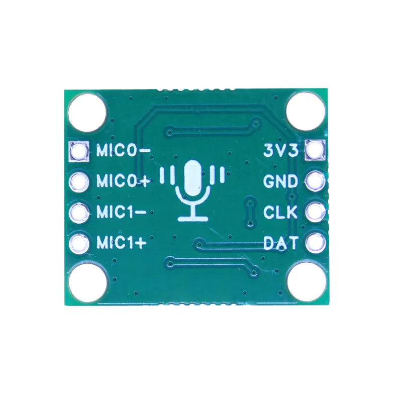 ES7201 Dual Analog Microphone to Digital Microphone Converter Module, PDM Output, for Soundbar / TV / Audio Interface / DVR