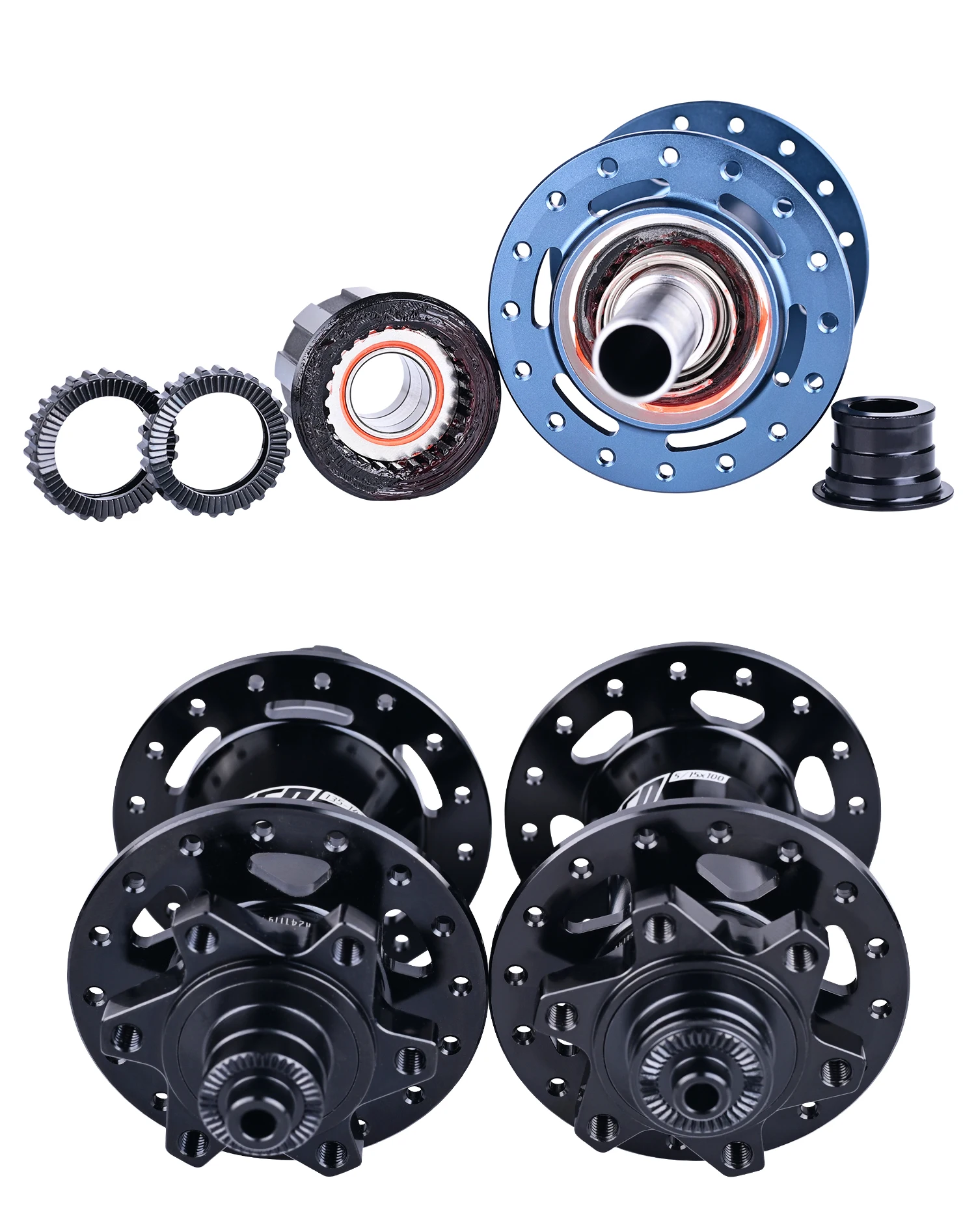 Koozer 350 Boost 40T/60T Ratschen-Fahrradnabe 11–12 Gänge HG XD 28H 32H Cr-Mo-Stahlachsen 5×141 QR 15×110 12×148MM MTB-Fahrradnabe – Detail 17