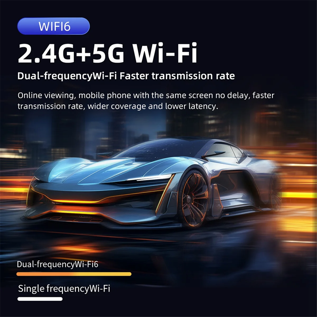 ATS-T100 Proyector doméstico Mini portátil multifuncional WIFI Versión de la misma pantalla Proyector HD con EE. UU.