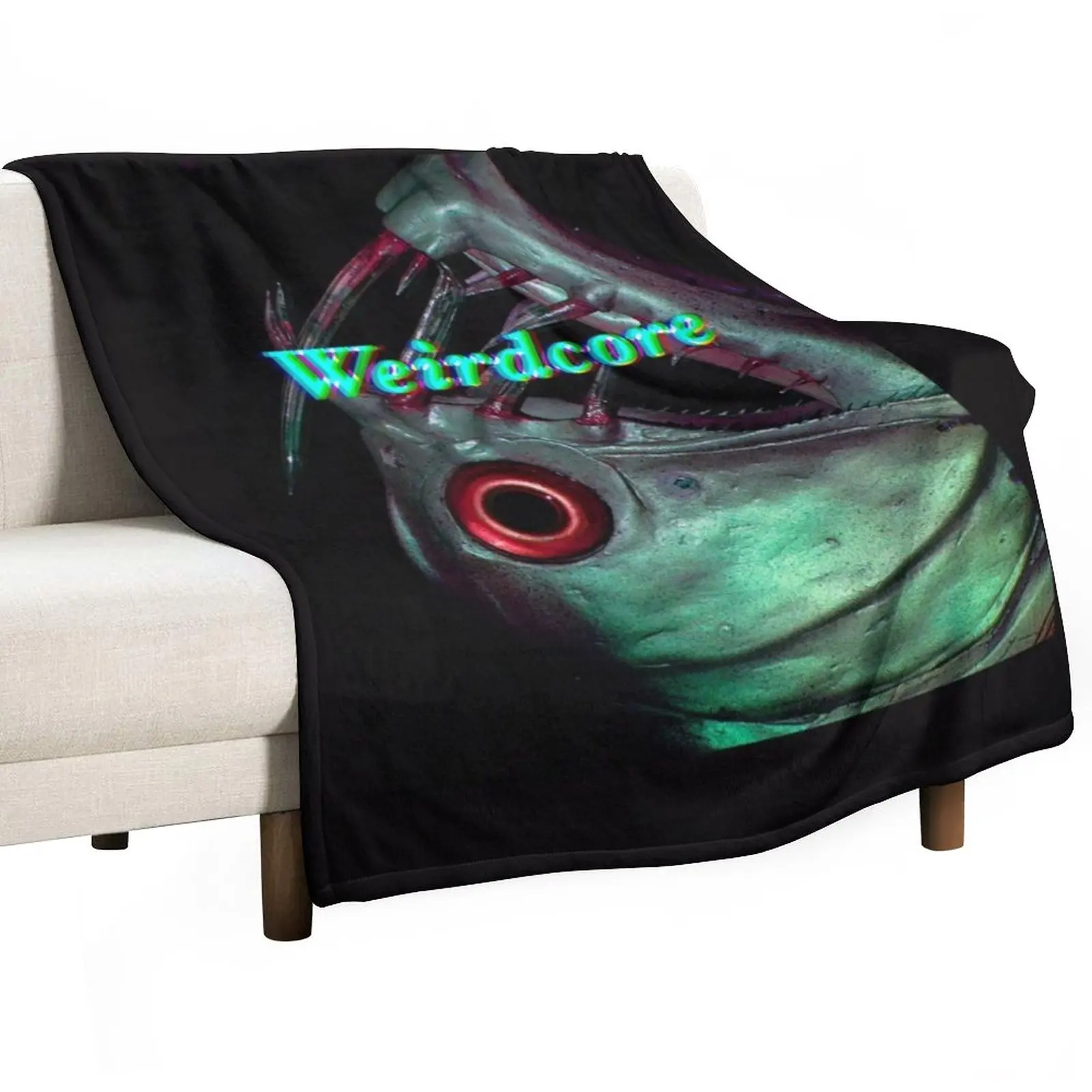 

Weirdcore Throw Blanket anime Retro Blankets