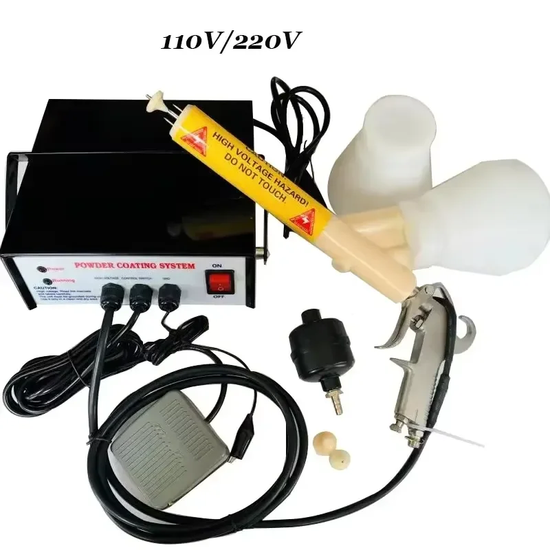 2026 Latest Portable Electrostatic Powder Coating 220V 110V Adjustable Voltage Powder Coating Machine for Metal Surface