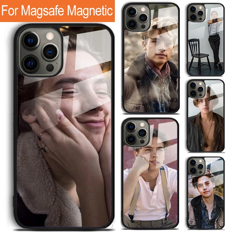 Cole Sprouse Phone Case For iPhone 16 15 14 13 12 11 Pro Max Plus Magsafe Magnetic Wireless Charging Cover