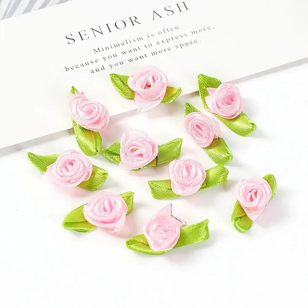 100/200 Stück künstliche Rosenblütenköpfe Valentinstag Blumenstrauß Foto Requisiten Baby Braut Geschenk Party Muttertag Haarnadel Dekoration – Detail 12