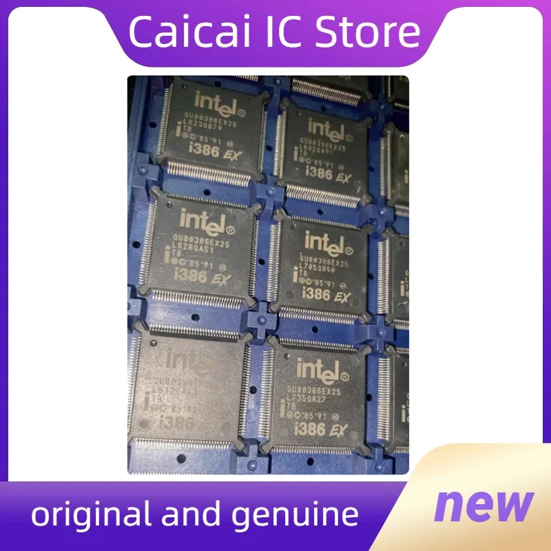 

QU80386EX25 QU80386EX33 KU80386EX25 KU80386EX33 EX33 QFP-132 1PCS/LOT