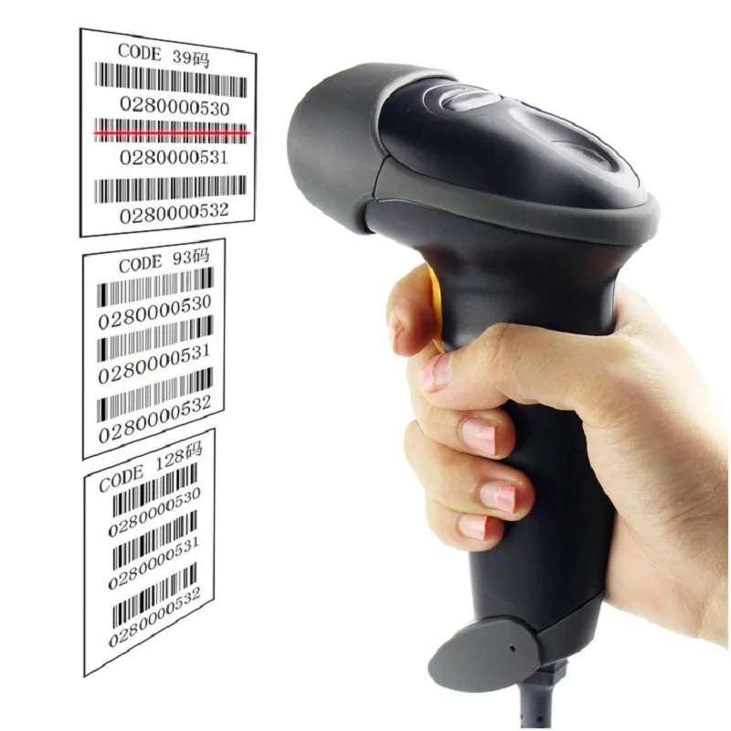 1d-scaner wired barcode handheld-scaner Area USB QR code reader for Supermarket