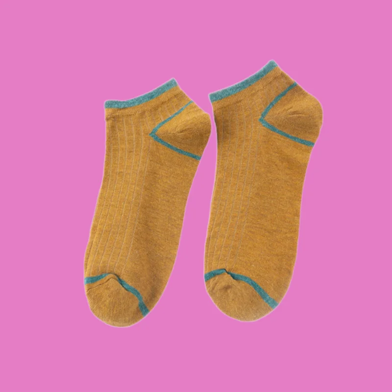 Chaussettes décontractées rétro peu profondes pour hommes, tube court invisible, bateau, document assressenti, sport, affaires, nouveau, 5/10 paires, 2024