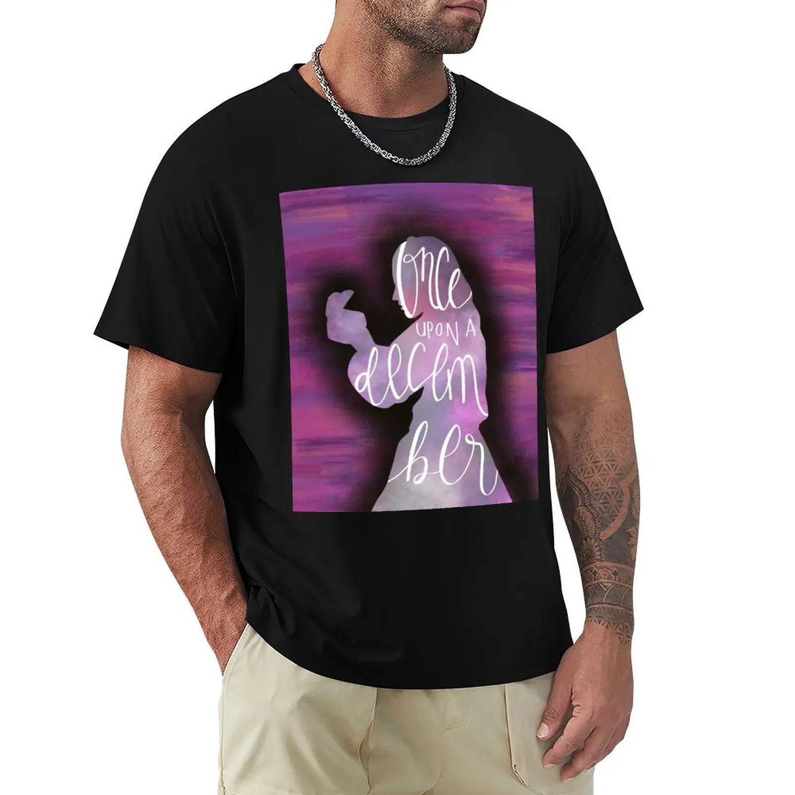 Once Upon A December Christy Altomare Silhouette from Anastasia on Broadway (Textured Shadow) T-Shirt