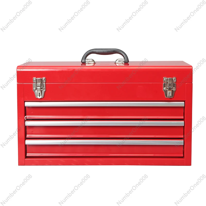 Portable Toolbox Household Set Portable Repair Multi-function Drawer Double-layer Combination Tool Storage Box