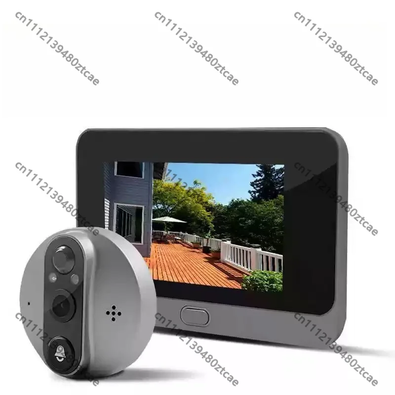 WiFi Smart Tuya Video Doorbell, Home Wireless Visual Doorbell with Surveillance Camera Remote Control