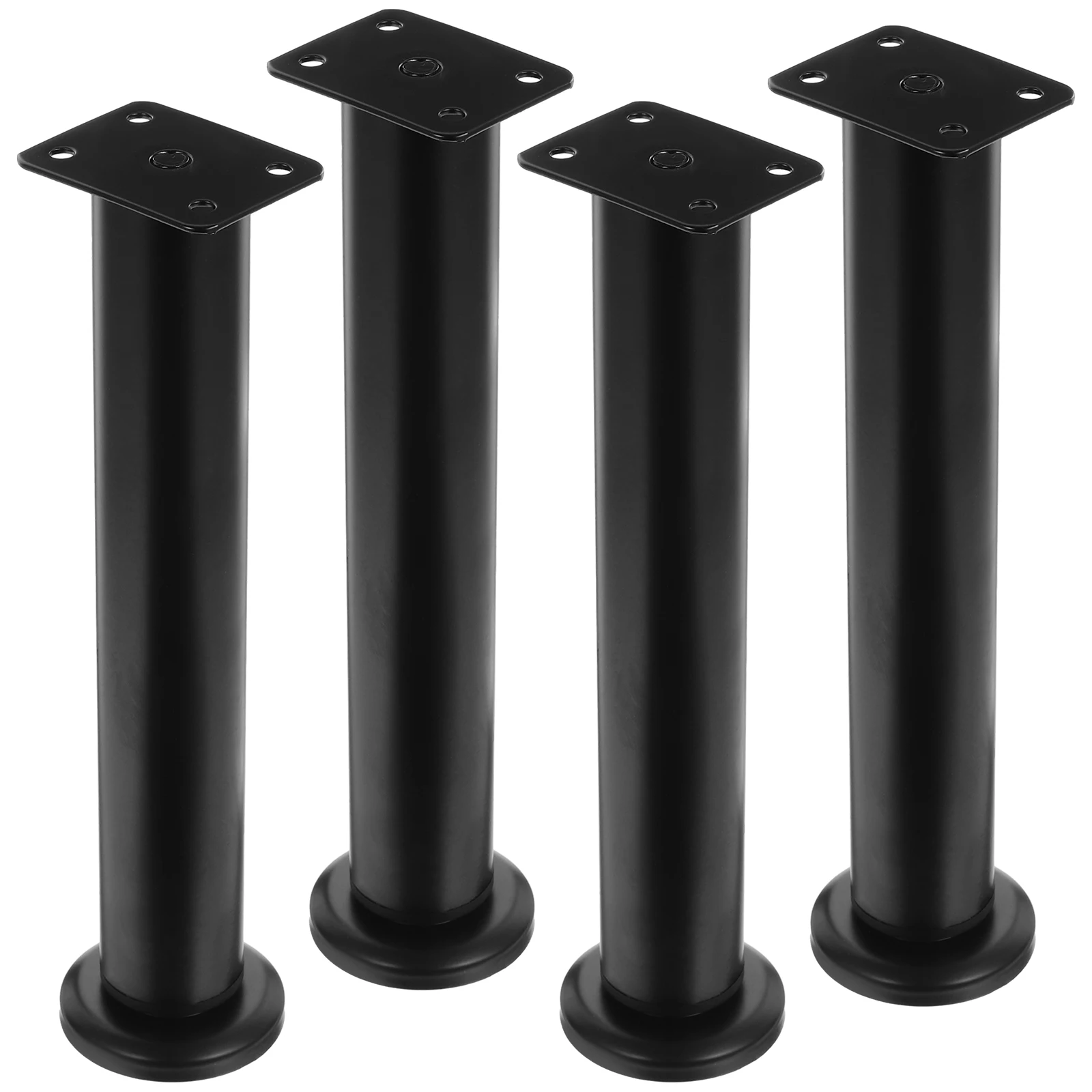 4Pcs Solid Furniture Legs Adjustable Height Bed Frame Support Heavy Duty Table Leg Replacement Practical Chair Leg Extenders