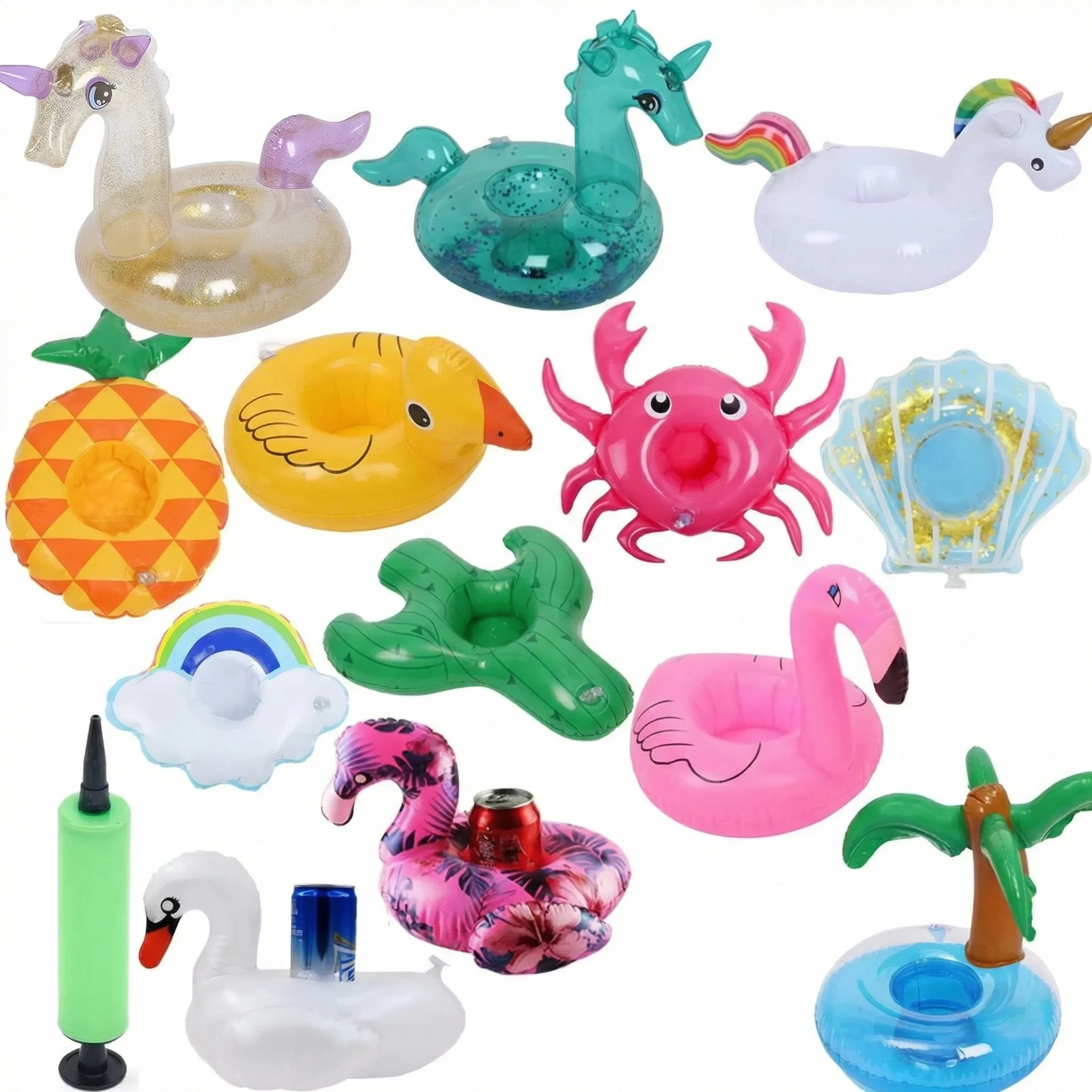 Anillo de natación a la moda con diseño de unicornio y animales, salvavidas para muñecas de 30 cm y accesorios para muñecas BJD de 1/6, juguetes de regalo para niñas