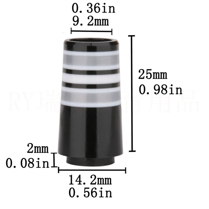 Embouts de club de fer de golf gris, adaptateur de manchon d'arbre, virole de remplacement, pointe 0.355, 5 pièces