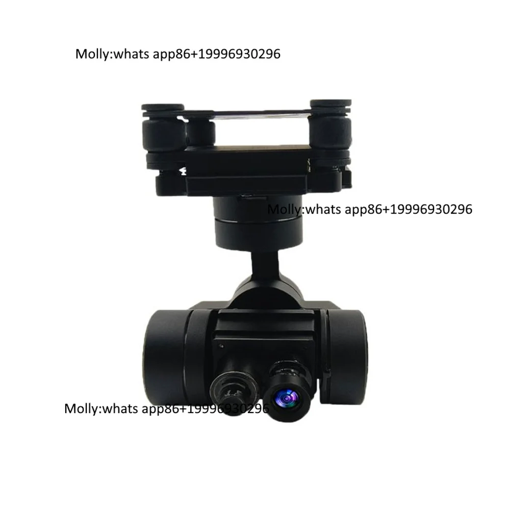 JIAYI FPV Drone 4K HD Metal Dual-light Micro Gimbal Pod 10x Optical Zoom 40x Hybrid Zoom Camera for RC
