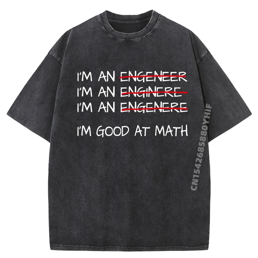 

Забавная инженерия S Мужчины Инженер I Im Good At Math Забавные футболки Мужские роскошные дизайнерские уличные рубашки стираная рубашка