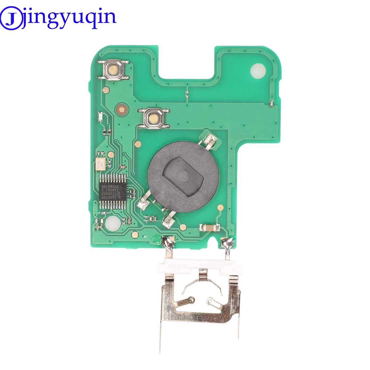 Jingyuqin 433 MHz Pcf7947 Chip 2 Pulsante Scheda Remota Chiave Smart Car per Renault Laguna Espace Velsatis Chiave Lama No Logo