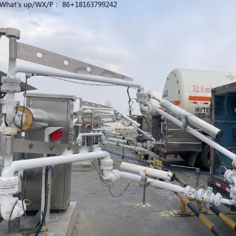 

Low Temperature LNG Intelligent Loading Skid Installs Loading Arm Batch Controller Control Valve