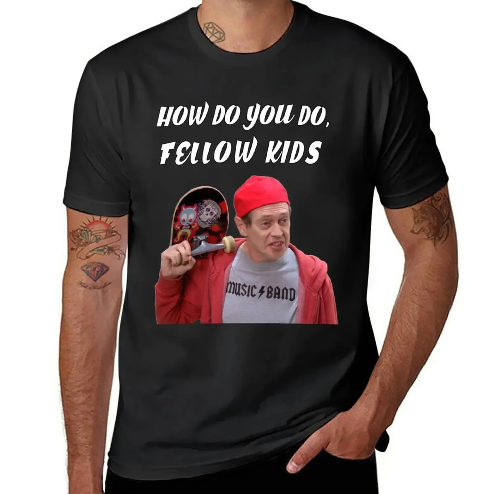 

How Do You Do, Fellow Kids T-Shirt boys whites graphics men t shirts