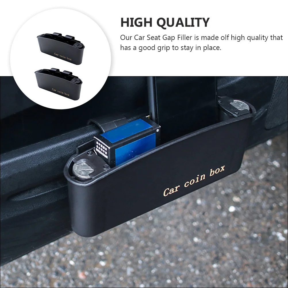 2개입 도어 수납함 시트 틈새 채우기 동전 홀더 정리함 자동차 내부 액세서리 장식 자동차 장식 용품