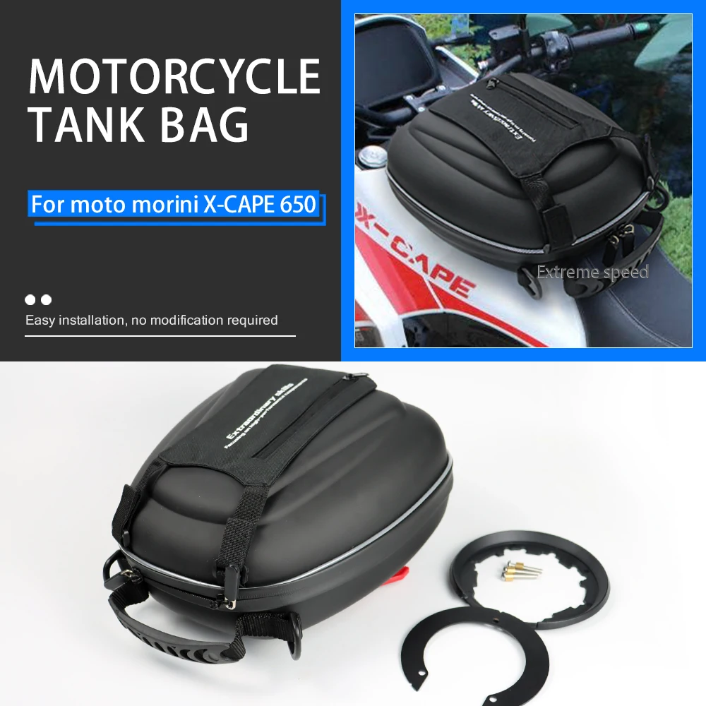 

Detachable Tanklock Flange Tank Bag Luggage For moto morini X-CAPE 650 Motorcycle bags Tank Voortas Tanklock Flens