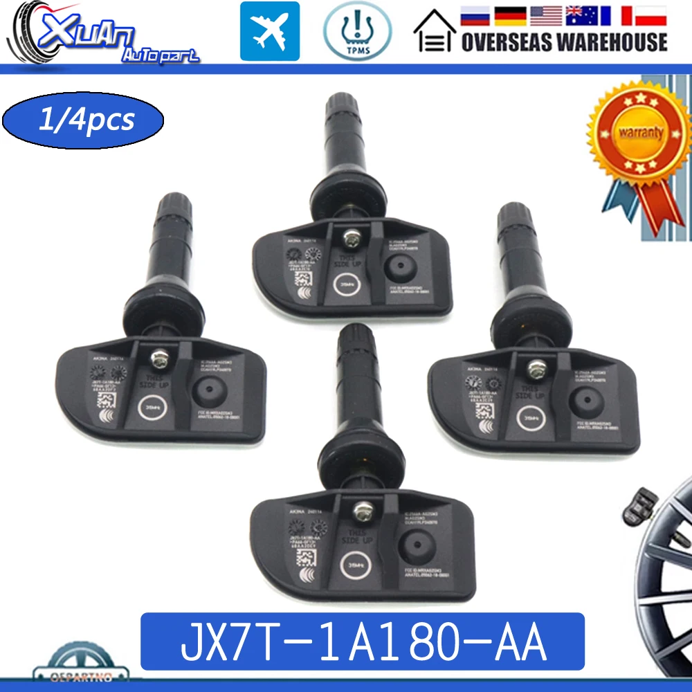 JX7T-1A180-AA JX7Z-1A-189C Car Tire Pressure Monitor Sensor TPMS For Ford Escape Explorer Transit Lincoln JX7Z1A189C 315MHZ